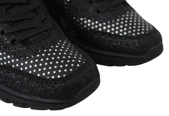 Plein Sport Women's Black Polyester Runner Jasmines Sneakers Shoes