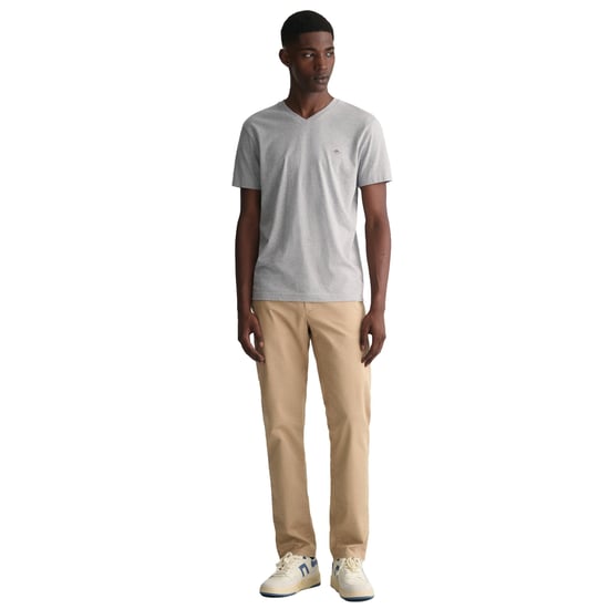 Gant Slim Shield V-Neck T-Shirt - Image 5