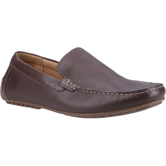 Hush Puppies Ralph Leder Herren Braun Bootsschuhe - Image 1