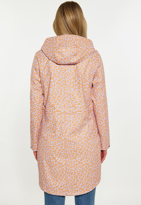 Schmuddelwedda regenparka Damen Pastelllavendel Orange Leo - Image 4