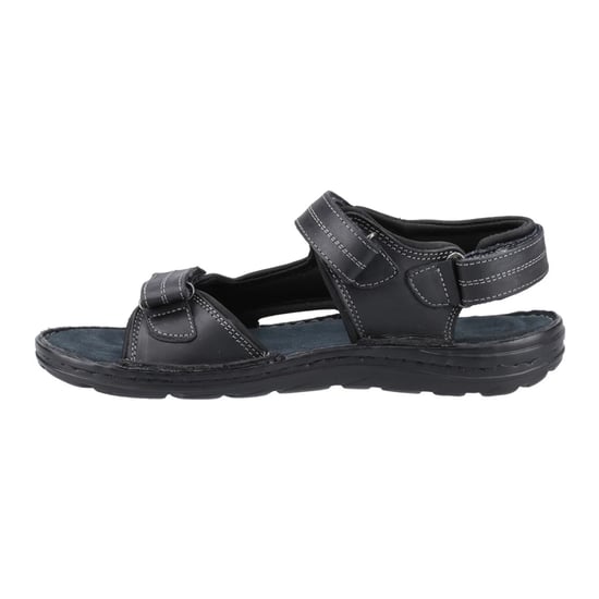 Hush Puppies - Herren Sandalen "Alistair", Leder (Schwarz) - Image 3