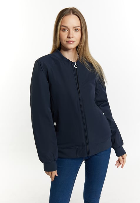 Dreimaster Wattierte Blousonjacke Damen Marine - Image 3