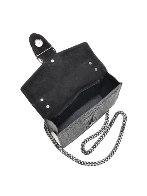 Renata Corsi SS22 RC 8089 Schwarze Ledertasche - Image 4