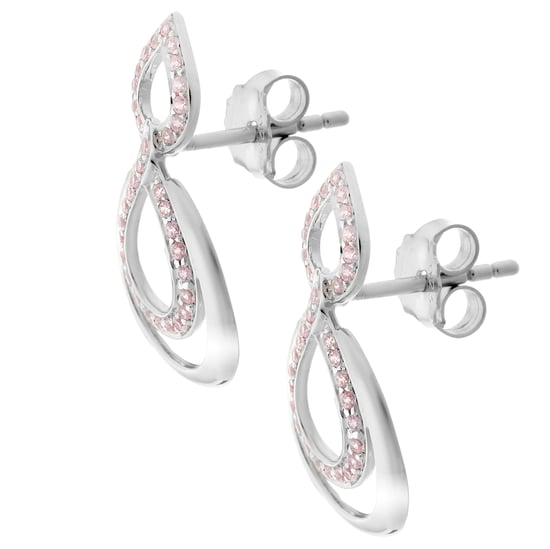 Orphelia 'Amber' Tropfenohrringe aus 925er Sterlingsilber für Damen - Silber ZO-7092 - Image 3