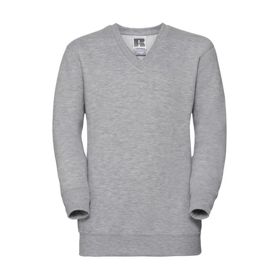 Russell Collection - Sweatshirt V-Ausschnitt für Kinder (Helle Oxfordfarbe) - Image 1