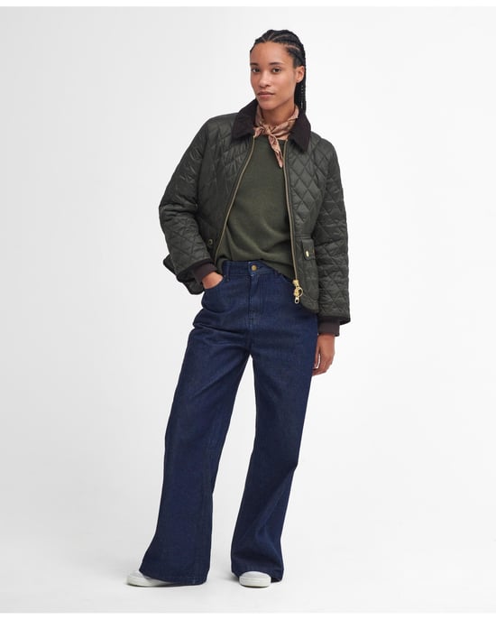 Barbour Fitted Beadnell Womens Quilted Jacket - Image 4