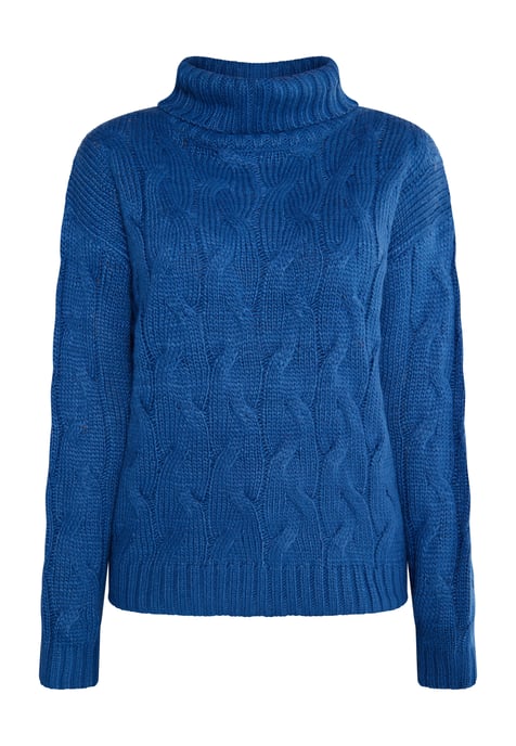 Mymo Strickpullover Damen Marine - Image 1