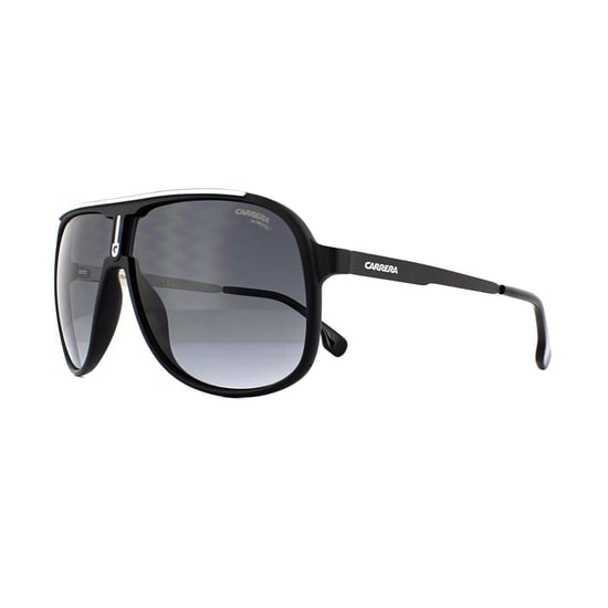 Carrera Aviator Mens Matte Black Dark Grey Gradient Sonnenbrille - Image 2