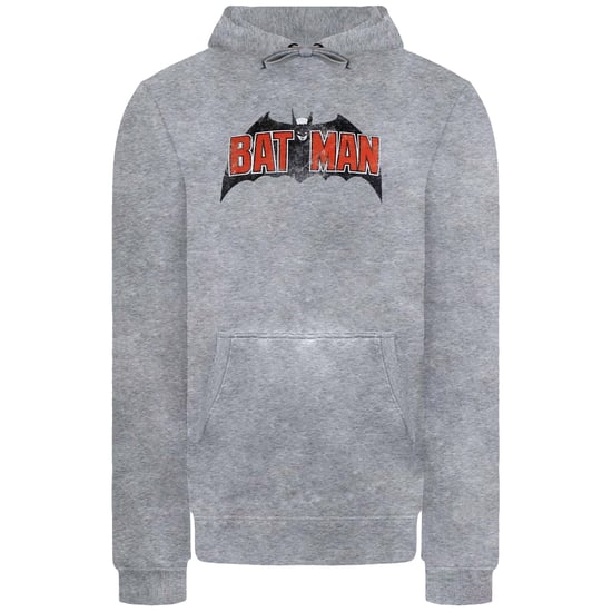 DC Comics Vintage Batman Logo Herren Grauer Hoodie - Image 1