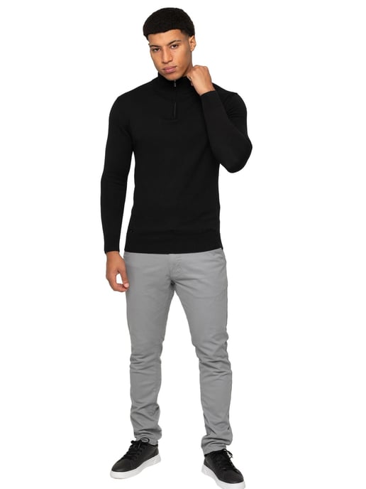 Enzo Milano | Herren Half Zip Strickpullover - Image 4