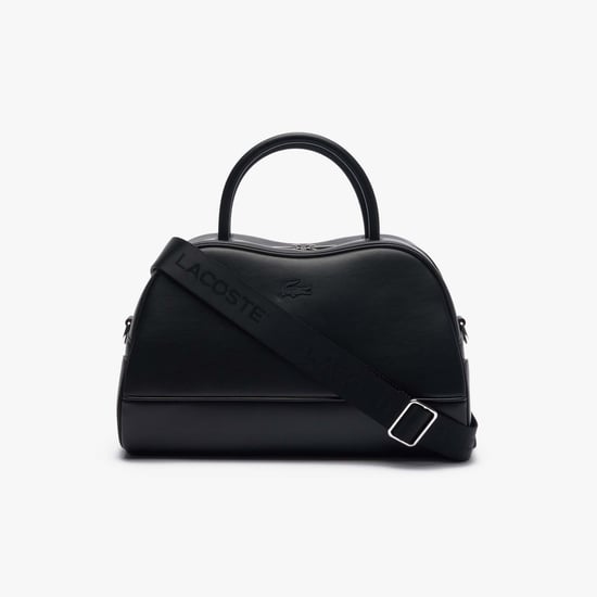 Accessories Lacoste Lora Large Leather Purse in Black