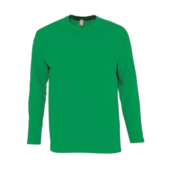 SOLS Herren Monarch Langarm T-Shirt (Kelly Grün) - Image 1