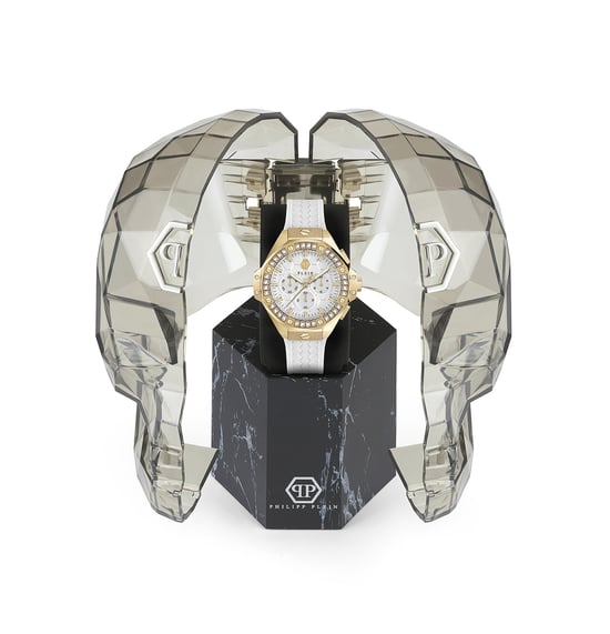 Philipp Plein Plein Chrono Royal Weiß Unisex Armbanduhr PWPSA0624 - Image 4
