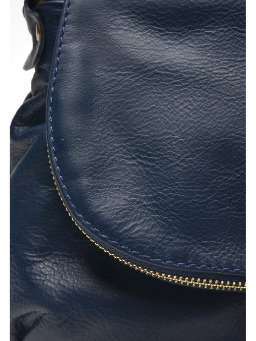 Isabella Rhea SS22 IR 2052 Bleu Cuir de vachette Sac - Image 3