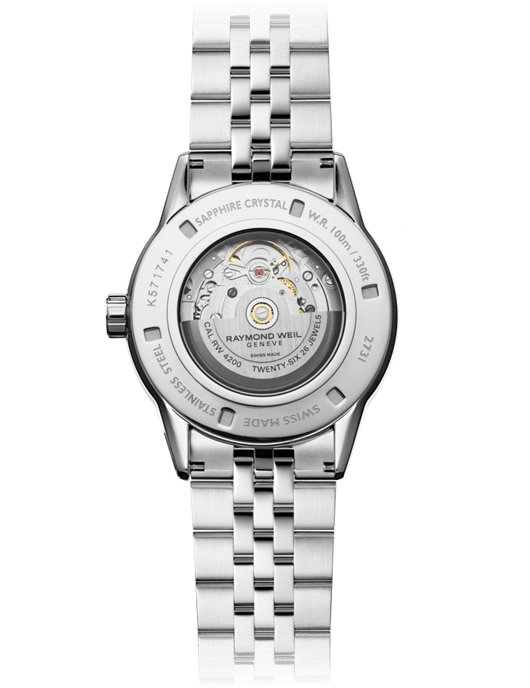 Raymond Weil Freelancer Herren Silberne Uhr 2731-ST-50001 - Image 3