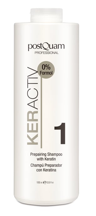 VORBEHANDLUNGSSHAMPOO MIT KERATIN 1000 ML. - Image 1