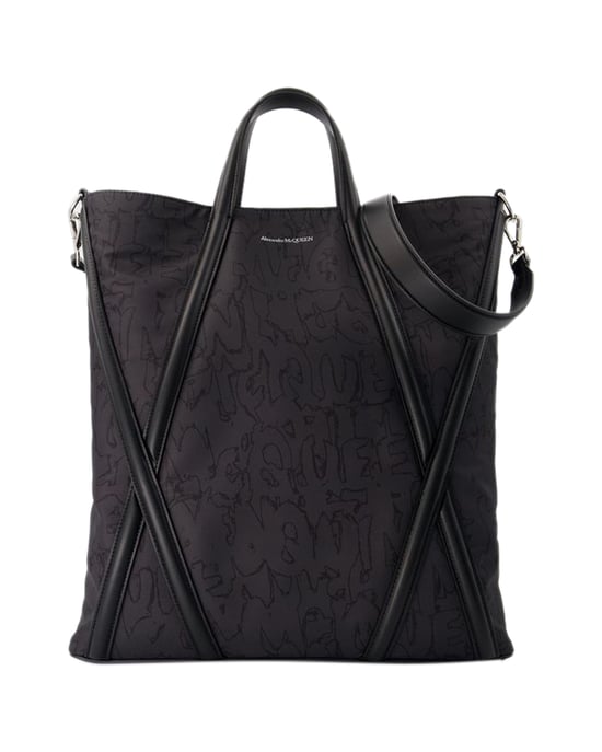 Harness Shopper Bag - Alexander McQueen - Nylon - Schwarz - Image 1