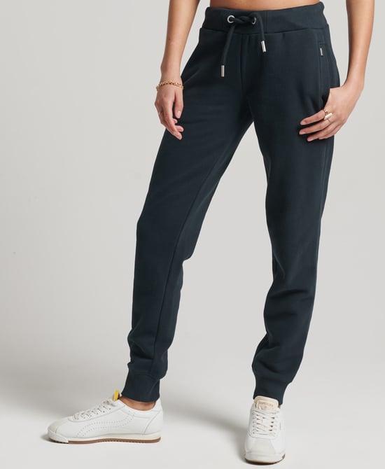 Superdry Organic Cotton Vintage Logo Embroidered Joggers
