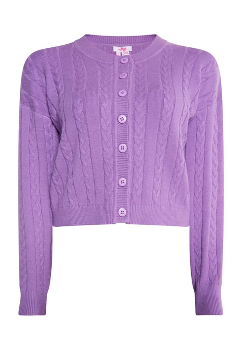 Mymo Strickjacke Damen violett - Image 1