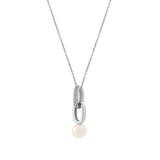 Orphelia Damen-Anhänger Sterling-Silber 925 mit Kette – Weiß ZH-4451 - Image 2