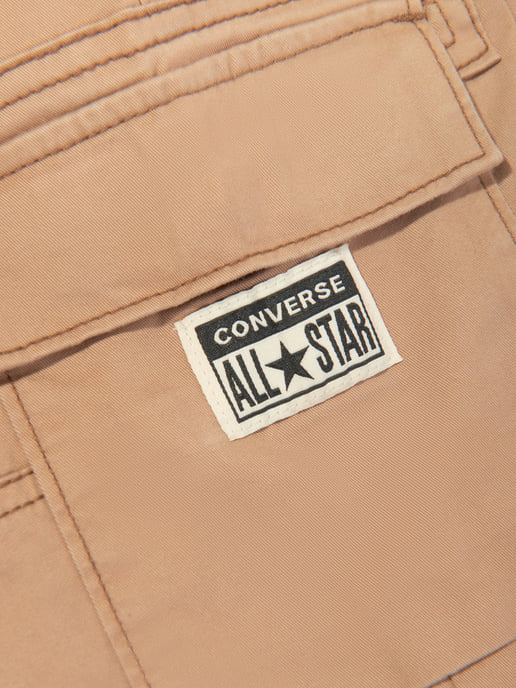 Converse Jungen Lifestyle gewebte Cargo-Jogger in Braun - Image 3