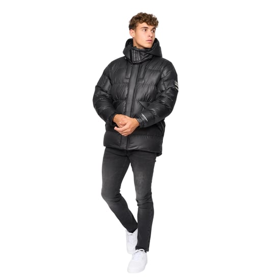 Crosshatch - "Camptor" Jacke Verkleidet für Herren (Schwarz) - Image 3