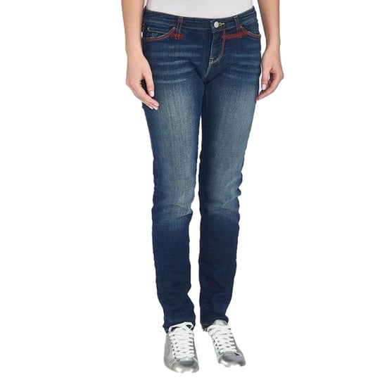 Emporio Armani Femme Pantalon Cinq Poches  Regular fit Longueur de la cheville  Bleu - Image 1