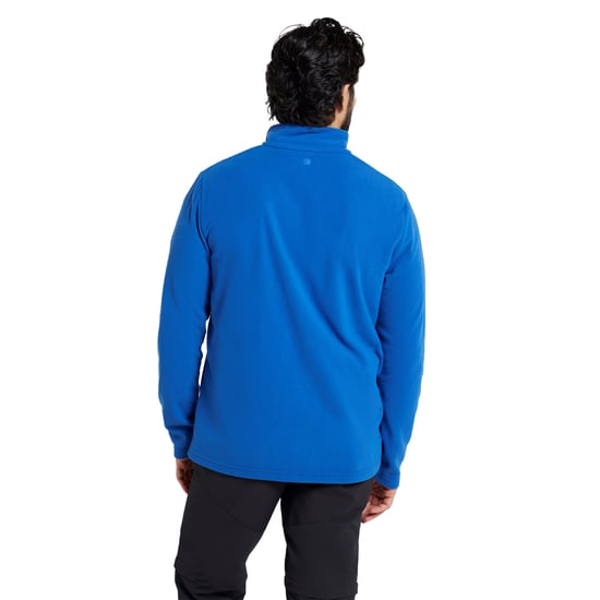 Mountain Warehouse Herren Camber II Half Zip Fleece Top (Blau) - Image 2