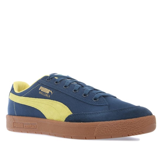 Baskets Mallorca Puma Pour Homme en Bleu Jaune - Image 2