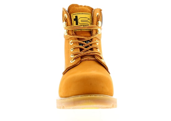 New Mens/Gents Tan Tradesafe Lace Up Steel Toe Cap Safety Boots.