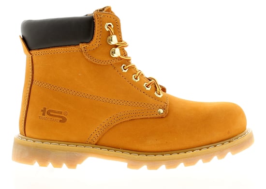 New Mens/Gents Tan Tradesafe Lace Up Steel Toe Cap Safety Boots.