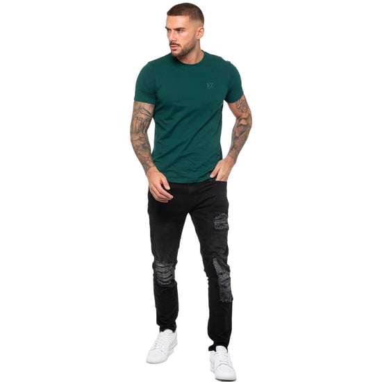 Enzo | Herren T-Shirt mit Rundhalsausschnitt - Grün - Image 5