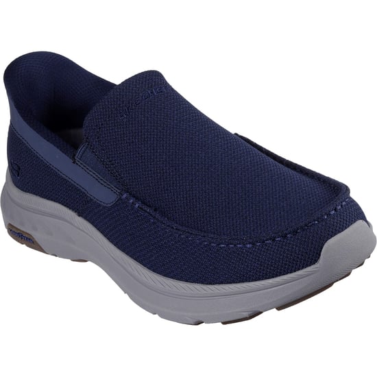 Skechers Pollard Wilfred Herren Navy Loafer aus Textil - Image 1