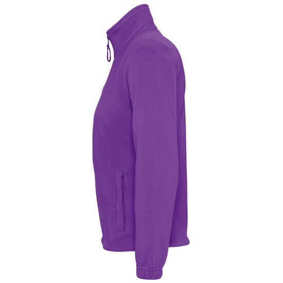 SOLS Womens/Ladies North Full Zip Fleece Jacket (dunkelviolett) - Image 3