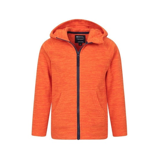 Mountain Warehouse Childrens/Kids Snowdonia Microfleece Full Zip Hoodie (Orange) - Image 5
