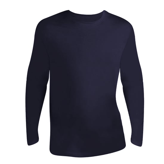 SOLS Herren Monarch Langarm T-Shirt (Marine) - Image 1