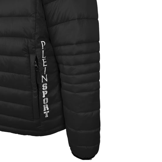 Plein Sport Einfache Gepolsterte Schwarze Jacke - Image 4