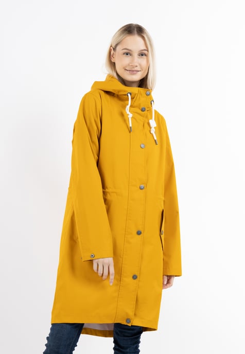 ICEBOUND Regenjacke mit Innenprint Damen Senf - Image 2