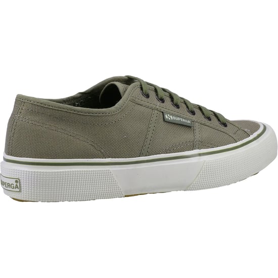 Superga 2490 Bold Cotton Herren Grün Safari Turnschuhe - Image 2