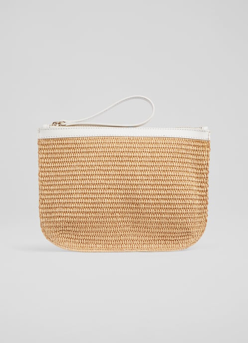 LK Bennett Poppy  Pouches, Natural