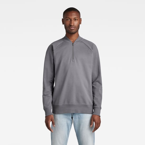 G-Star RAW Lightweight Sweater Bomber Half Zip