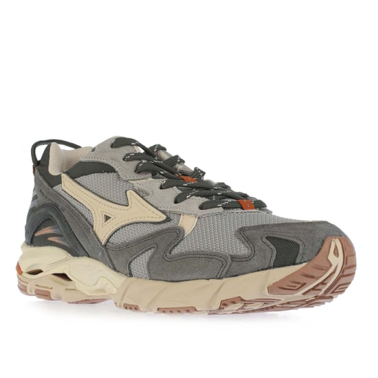 Men's Mizuno Wave Rider 10 Trainers in Grey