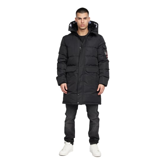Crosshatch - "Milwaka" Steppjacke für Herren (Schwarz) - Image 5