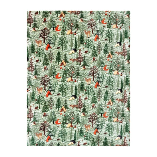 furn. Lodge Holz Sherpa-Fleece-Decke - Image 2