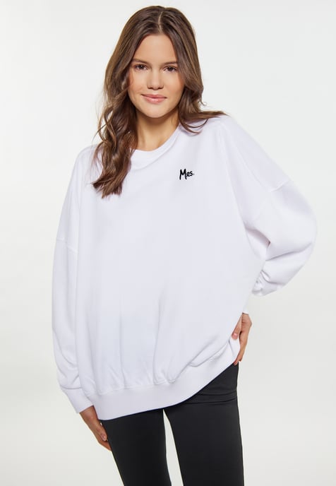 Mymo Sweatshirt Damen weiss - Image 3