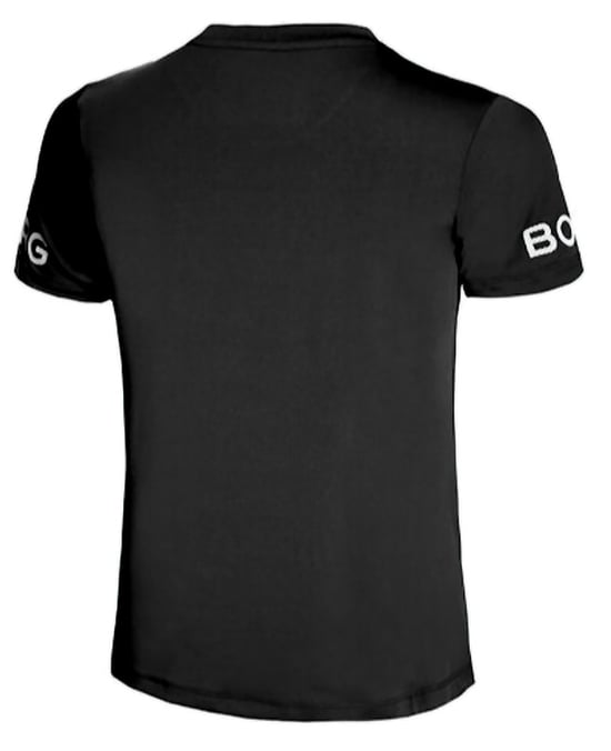 Björn Borg - Ladies Classic Training Short Sleeve T-Shirt - Schwarz - Image 2