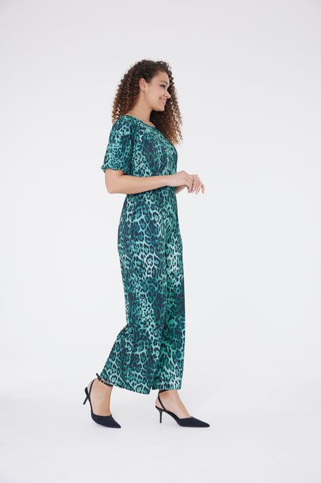 Nia Leopard Print Jumpsuit - Image 3