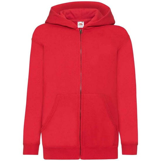 Fruit of the Loom - Sweatshirt, mit Kapuze für Kinder (Rot) - Image 1