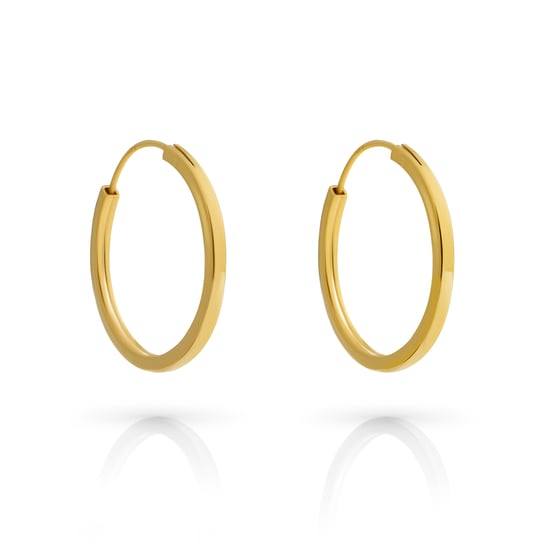 Orphelia 'Agata' Damen 925 Sterling Silber Creolen - Gold ZO-7552/G - Image 1