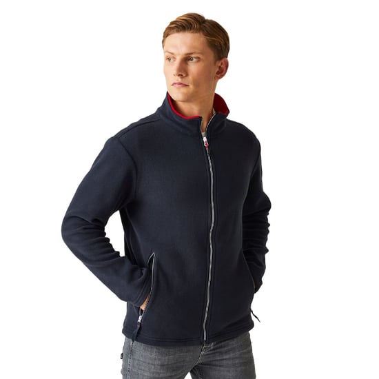 Regatta - "Ascender" Fleecejacke für Herren (Marineblau/Rot) - Image 3